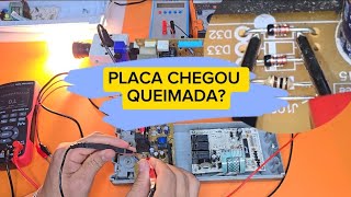 PLACA CHEGOU QUEIMADA E VOCÊ PRECISA FAZER TESTES NO RELES TÉCNICA SIMPLES PLACA INOPERANTE RESOLVA [upl. by Behnken]