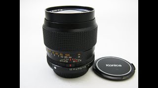 KONICA HEXANON AR 85mmF18 [upl. by Uamak]