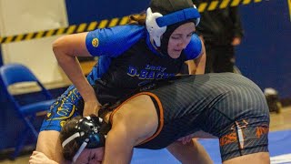 Wrestling League Finals  Serrano HS  Girls 120 Class Amaris C of Serrano vs Apple Valley HS [upl. by Kruter]