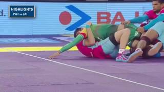 Shabeer Bapus spectacular performance against Patna Pirates [upl. by Aenet]