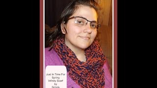 Just In Time For Spring Infinity Scarf Pattern [upl. by Ainavi]