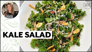 MY PERFECT Easy Kale Salad Recipe ready in 10 minutes [upl. by Zelten508]