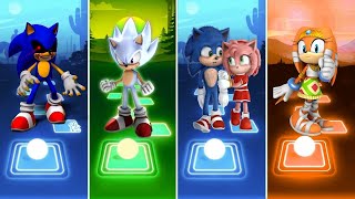 Sonic exe 🆚 Hyper Sonic 🆚 Sonic Boom 🆚 Amy Love Sonic  Sonic EDM Rush Gameplay [upl. by Selda]