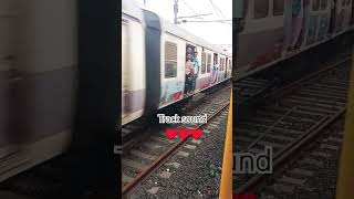 Just listen to the track sound shorts train tracksound local mumbai [upl. by Ninnette]