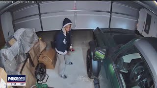 Far North Dallas residents band together after man caught on camera breaking into homes [upl. by Ivgnout]