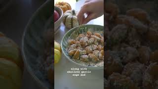 Sweet Potato Gnocchi  info on delaniemcguirecom vegan foodblogger recipe recipeoftheday pasta [upl. by Christoforo]