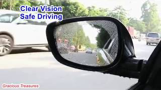 Car Review Mirror Rain Proof Film [upl. by Otrepur990]