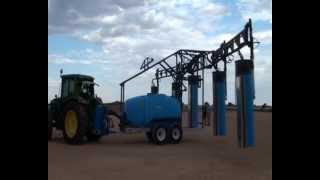 2012 Interlink Vineyard  5 Row Power Tube Sprayer [upl. by Nirehs]