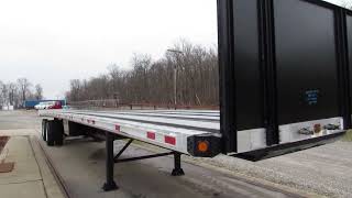 2008 Fontaine Combo Flatbed Moffett Trailer Princeton Piggyback Forklift Mounting Kit stk 3374gg [upl. by Ydnor]