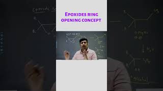 Epoxide ring opening concept chemistry neet neet2024 neetmotivation [upl. by Eeimaj]