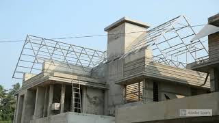 ROOFING SOLUTION FOR BEAUTIFUL HOUSE BY USING FIBER CEMENT BOARD AND SHINGLES [upl. by Anauqahc]