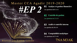 EP 2 Corrections des concours master Master CCA Agadir 2019202 24 [upl. by Damara465]