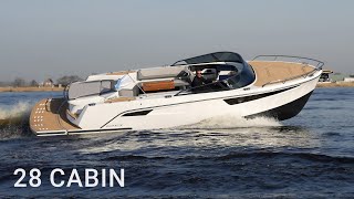 Alfastreet Marine 28 Cabin Walkthrough [upl. by Petula171]