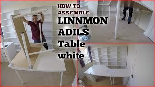 IKEA ADILSLINNMON Table assembly [upl. by Cho]