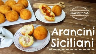 Arancini Siciliani  Ricetta Originale  Arancini alla Carne amp Arancini al Burro [upl. by Attikram]