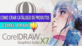 Como criar catálogo de produtos no Corel Draw [upl. by Mashe]