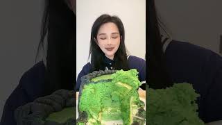 Eating Black sesame matcha without embryo mukbang [upl. by Fernandez]