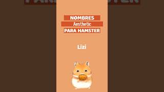 ✨ Nombres para HAMSTER 🐹 shorts hamster animales mascotas animalesdomesticos [upl. by Lapointe108]