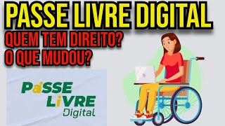 COMO TIRAR NOVO PASSE LIVRE DIGITAL P DEFICIENTE CARENTE [upl. by Gerita]