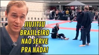 ELE ENTROU EM UM CAMPEONATO SEM SABER NADA PARA PROVAR QUE JIUJITSU BRASILEIRO NAO FUNCIONA [upl. by Kolnick]