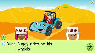 Starfall Learn to Read long u Dune buggy book [upl. by Akciret532]