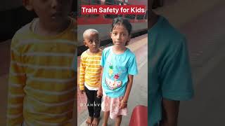 Train Safety at Railway stationamp platform railway travel railwaysafety safetyfirst viralshorts [upl. by Eireva]