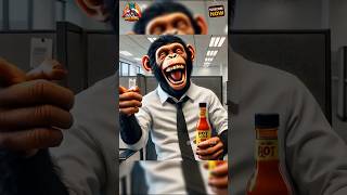 🐵 Chimps Hilarious Office Food Pranks Go WRONG 🔥  cat prank [upl. by Lehcer]