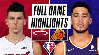 HEAT at SUNS  FULL GAME HIGHLIGHTS  January 8 2022 [upl. by Odlaw]