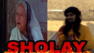 Sholay Movie Comedy Scene Amitabh Bachchan Requesting Mausi  Jollywood Comedy [upl. by Noned205]