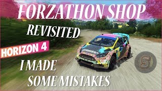 Forza Horizon 4 Forzathon Shop  I made some mistakes  Forzathon Points Forza Horizon 4 FH4 [upl. by Delano]