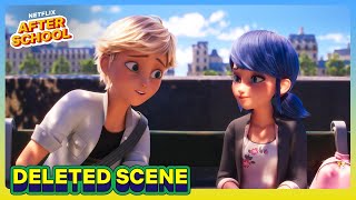 Marinette  Adrien 😍 DELETED SCENE  Miraculous Ladybug amp Cat Noir The Movie  Netflix [upl. by Innek]