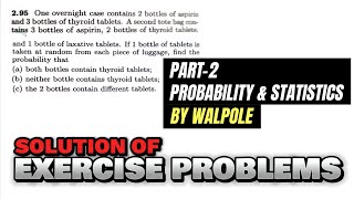 Probability amp Statistics for Engineers amp Scientists by Walpole  Solution Chap 2 [upl. by Anertac112]