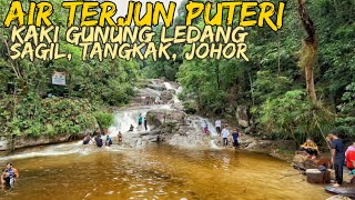 💦 Waterfall Trekking to Air Terjun Puteri Gunung Ledang Sagil Tangkak Johor  Dibuka Semula [upl. by Llorre]