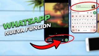 WhatsApp tiene NUEVA FUNCIÓN  GOOO 🏃‍♂️🏃‍♂️ [upl. by Ashjian]