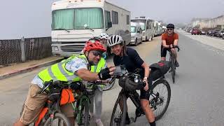 Lael Wilcox riding through San Francisco on her Around the World record attempt [upl. by Aisek504]