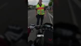 Ein knackiges Gespräch mit der Polizei motorrad fahren motovlog motovlogger [upl. by Annodal]