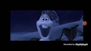 once upon a snowman clip in let it go elsa early [upl. by Edveh]