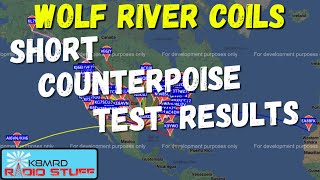 Test 2 Wolf River Coils Counterpoise Length Long VS Short [upl. by Animlehliw866]