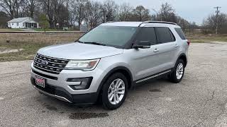 2017 Ford Explorer XLT V6 Remote Start XM Radio Silver Cloth Seats For Sale [upl. by Hseyaj]