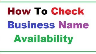 How To Check Your Business Name Availability In Social Media  Tamil Business Ideas [upl. by Essej]