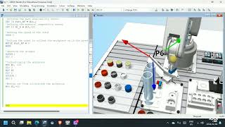 ADVANCED ROBOTICS PROGRAMMING USING CIROS  Part 3  Festo Mitsubishi  Melfa Basic V  By Siya [upl. by Young4]