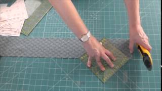 ENGLISH version  Mystery Quilt 2015  quotCOLMARquot by La Fée Pirouette  Block 1 video 28 [upl. by Neelloj282]