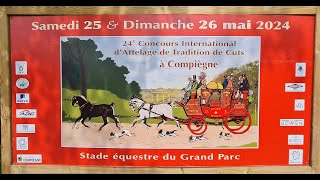 2024 concours attelage Compiègne [upl. by Auos862]