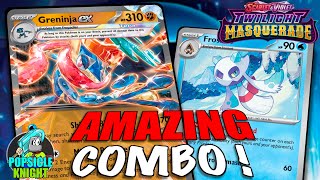 GRENINJA ex  Beat the Best Decks In Format With This FROSLASS Combination TWILIGHT MASQUERADE [upl. by Eelirrem]