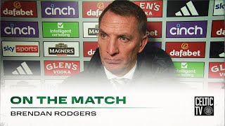 Brendan Rodgers on the match  Celtic 41 Hibernian  Celts cruise to victory over Hibs [upl. by Kwok184]