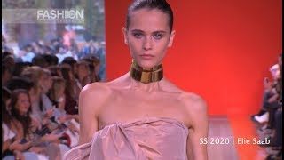 Nightwear ELIE SAAB Spring 2020 Paris  Fashion Channel [upl. by Macdougall]