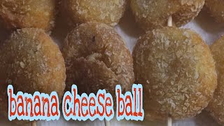 banana cheese ball how to make banana cheese ball [upl. by Eynobe732]