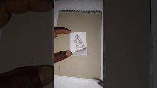 ganesh ji cute  smart  small drawing shorts ganesh [upl. by Hedelman]