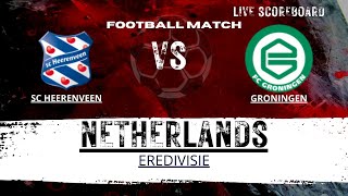 SC Heerenveen vs Groningen NETHERLANDS Eredivisie LIVESCORE [upl. by Odawa205]