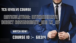 68314 Articulation  Intermediate direct assessment [upl. by Suolekcin348]